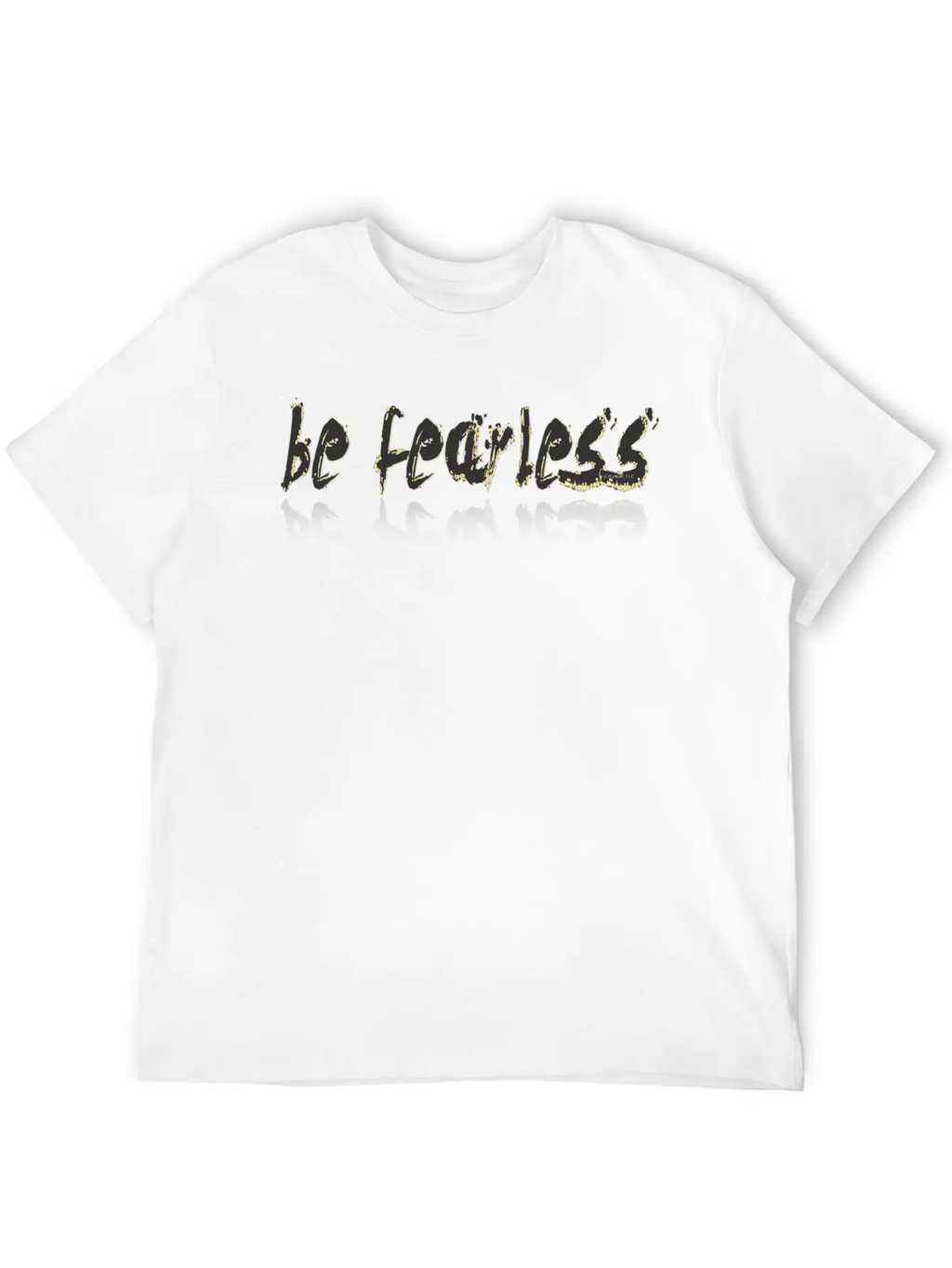 IYa-WRD-002_BFearless Unisex Casual T-Shirt – Clean Design For Daily Comfort