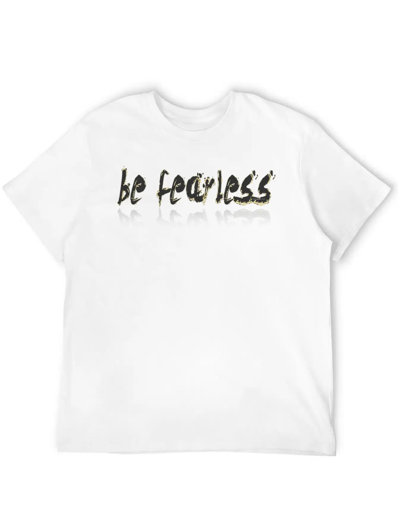 IYa-WRD-002_BFearless Unisex Casual T-Shirt – Clean Design For Daily Comfort