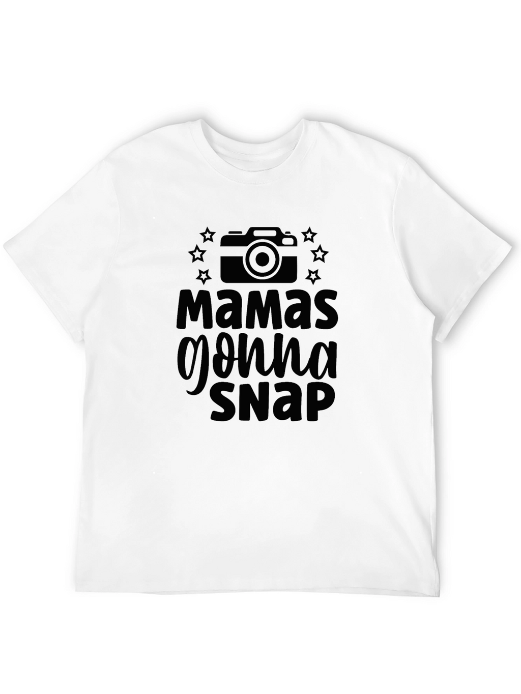 Mamas Gonna Snap Black Graphic T-Shirt