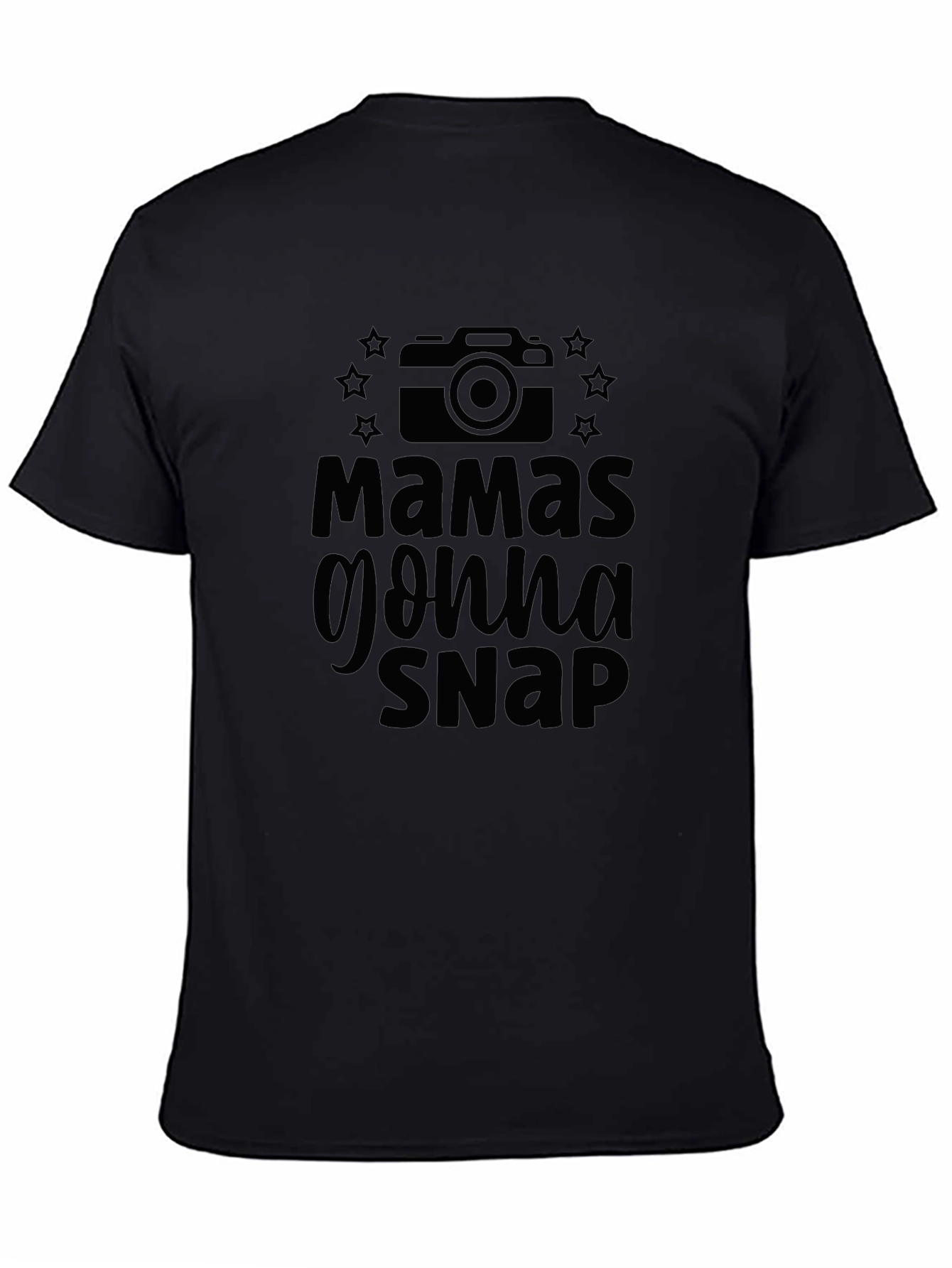 Mamas Gonna Snap Black Graphic T-Shirt
