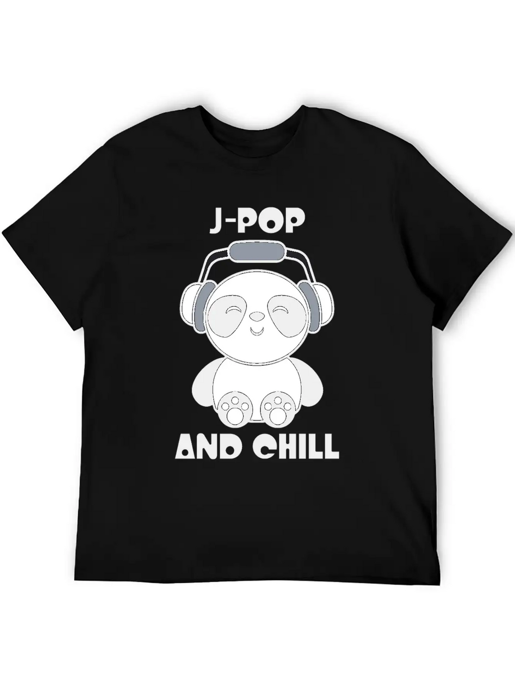 J-Pop Kawaii Panda Breathable Soft Cotton T-Shirt – Timeless Casual Look