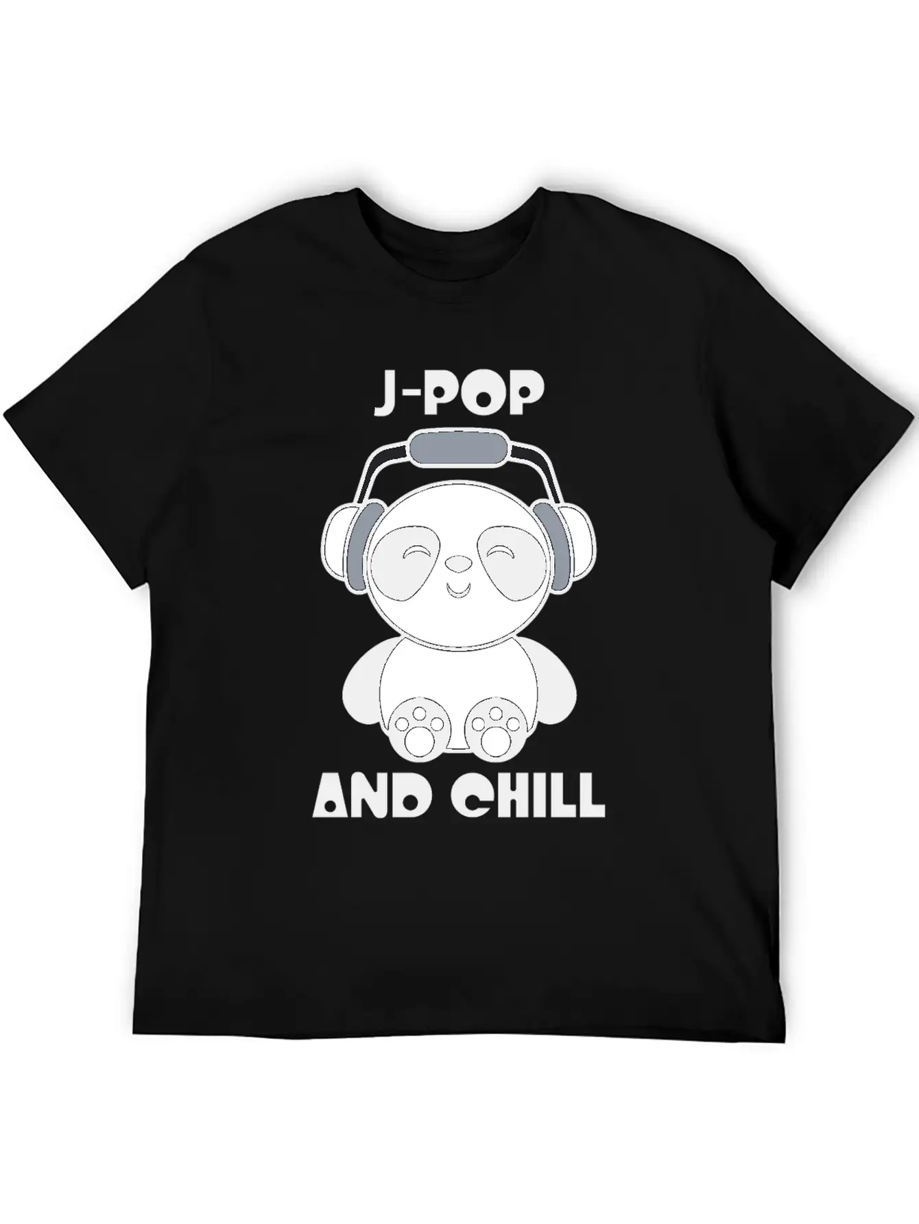 J-Pop Kawaii Panda Breathable Soft Cotton T-Shirt – Timeless Casual Look