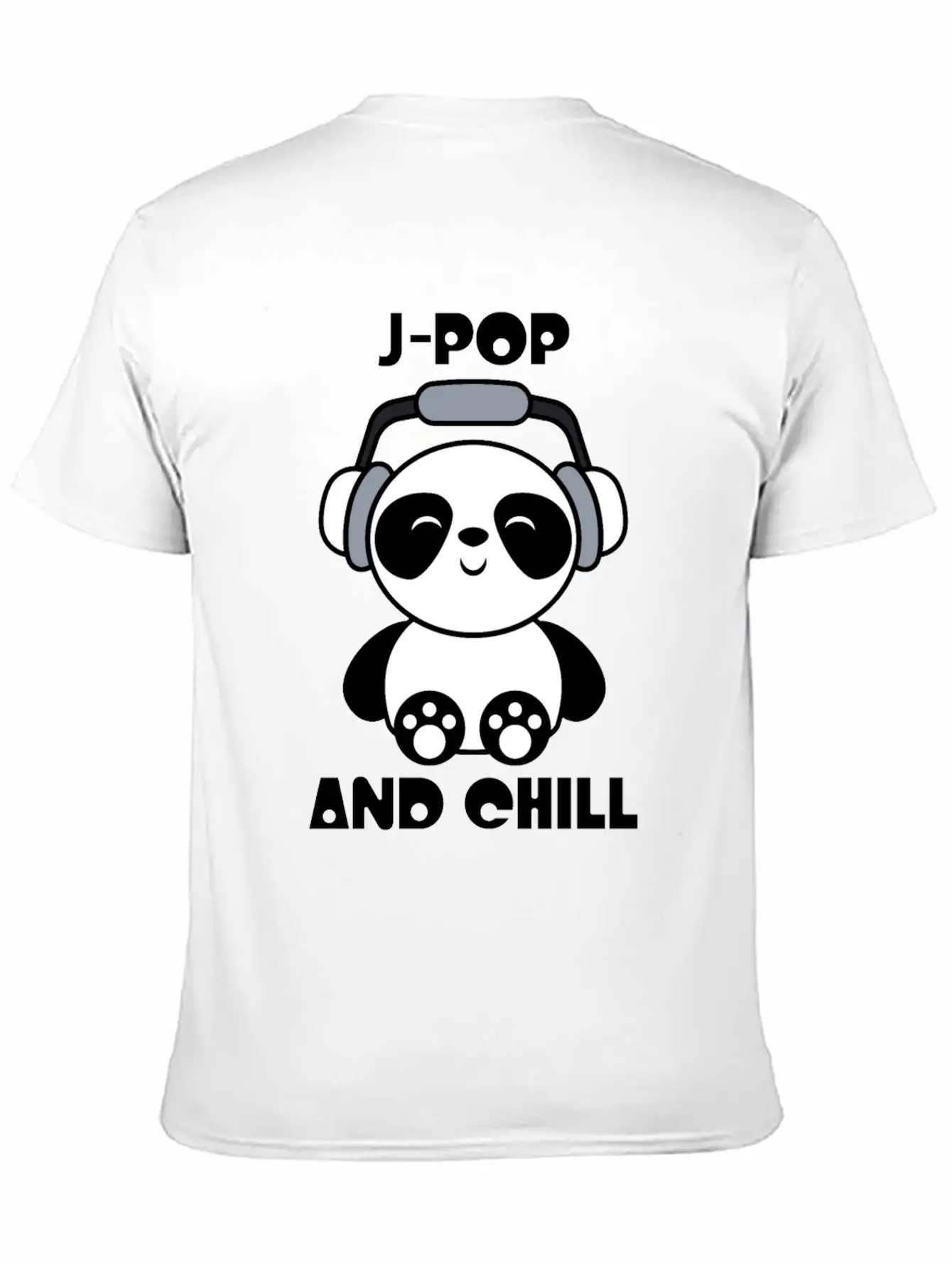 J-Pop Kawaii Panda Breathable Soft Cotton T-Shirt – Timeless Casual Look