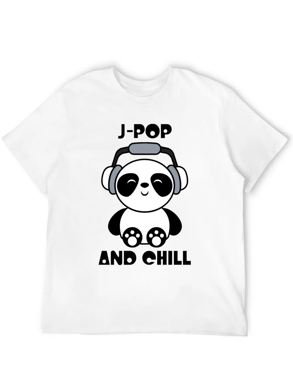 J-Pop Kawaii Panda Breathable Soft Cotton T-Shirt – Timeless Casual Look
