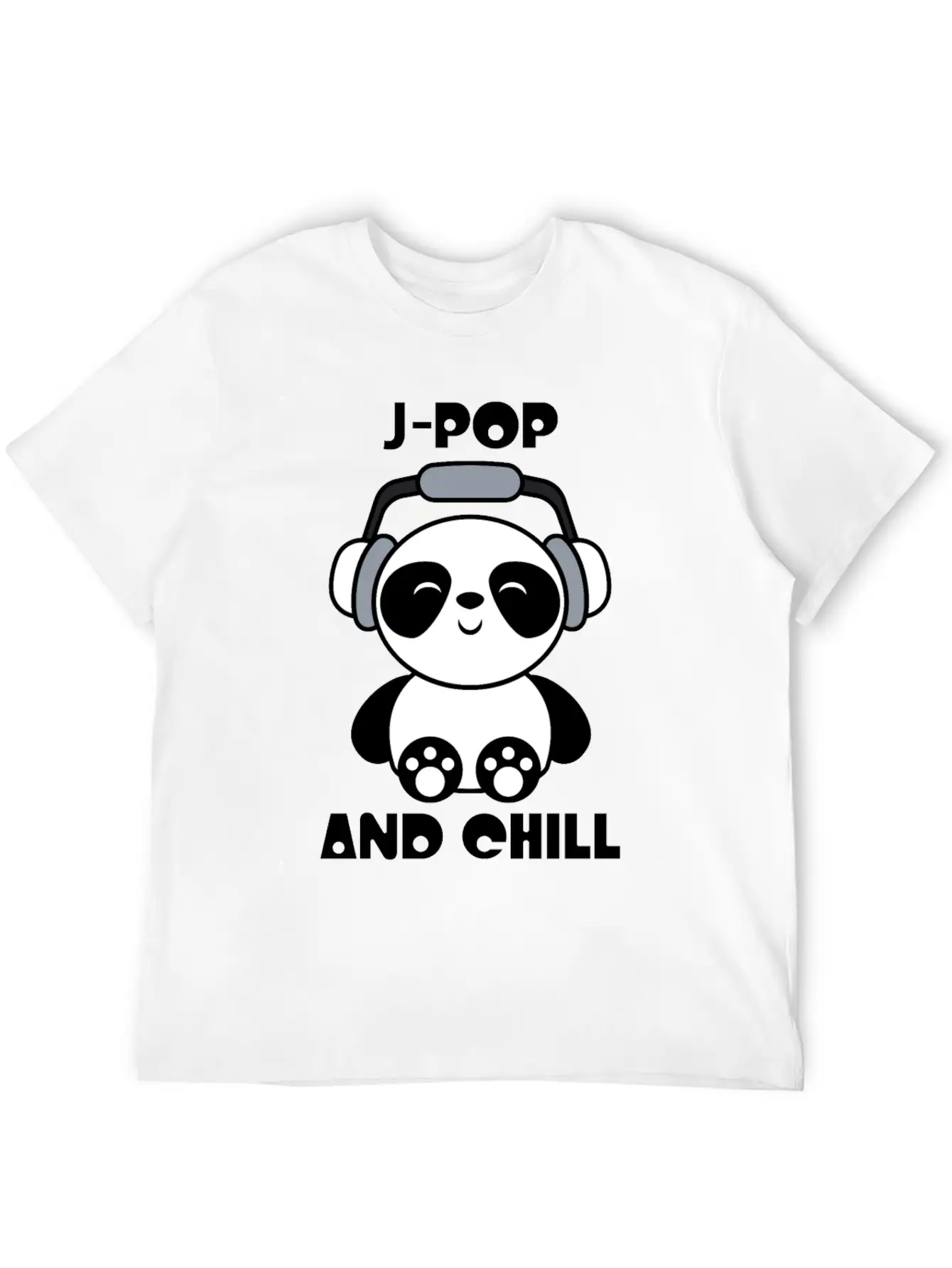 J-Pop Kawaii Panda Breathable Soft Cotton T-Shirt – Timeless Casual Look