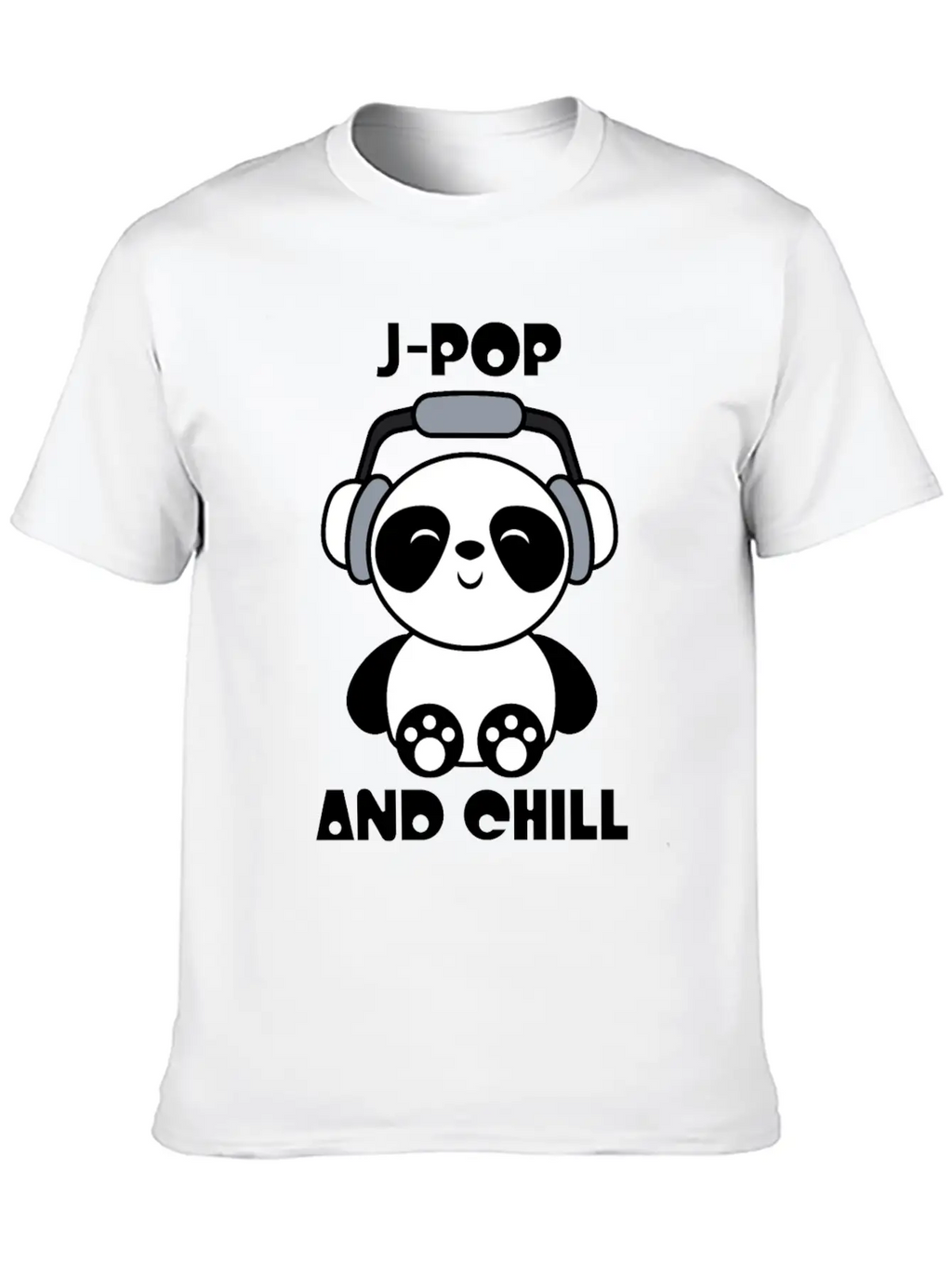 J-Pop Kawaii Panda Breathable Soft Cotton T-Shirt – Timeless Casual Look