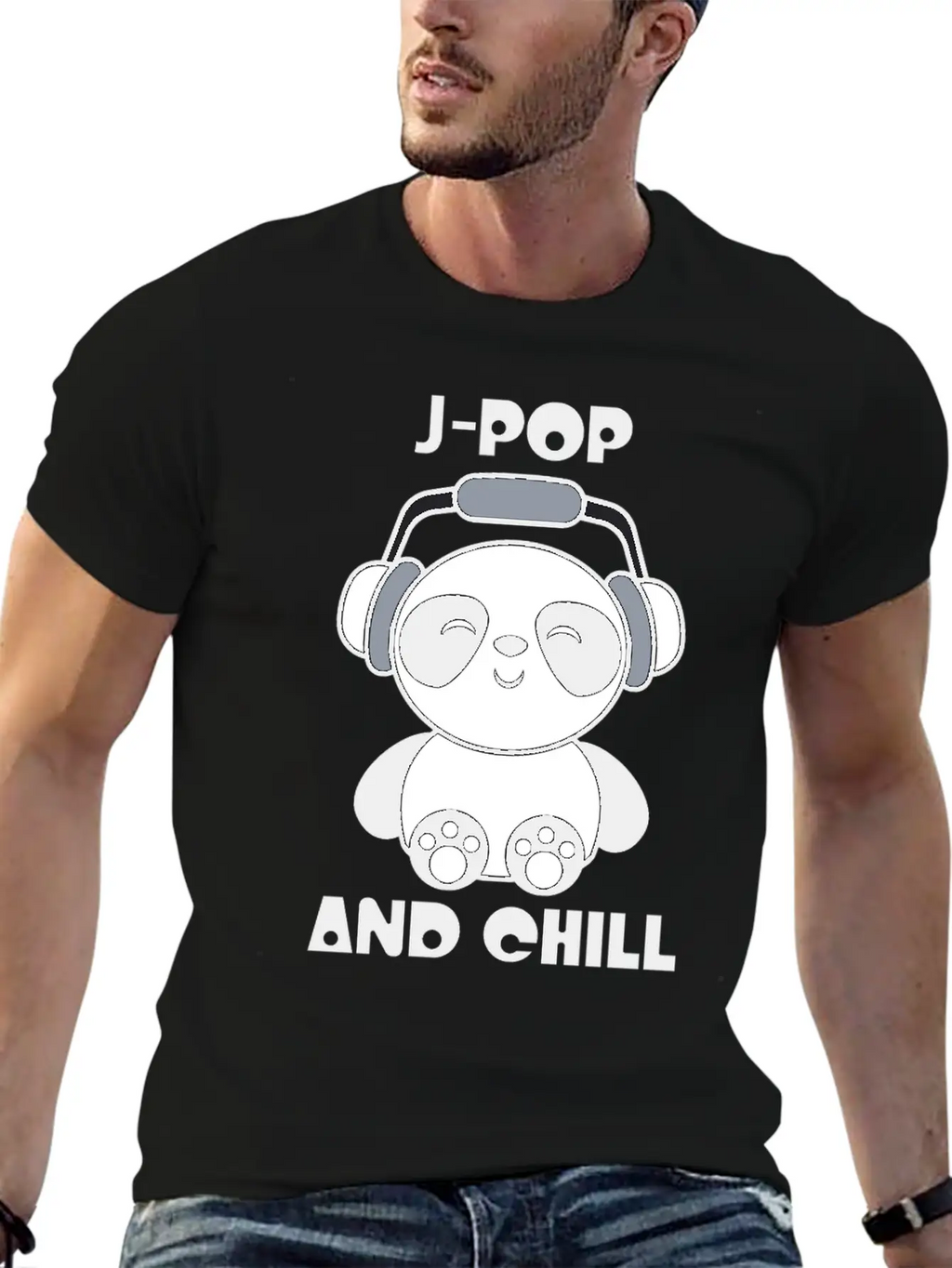 J-Pop Kawaii Panda Breathable Soft Cotton T-Shirt – Timeless Casual Look