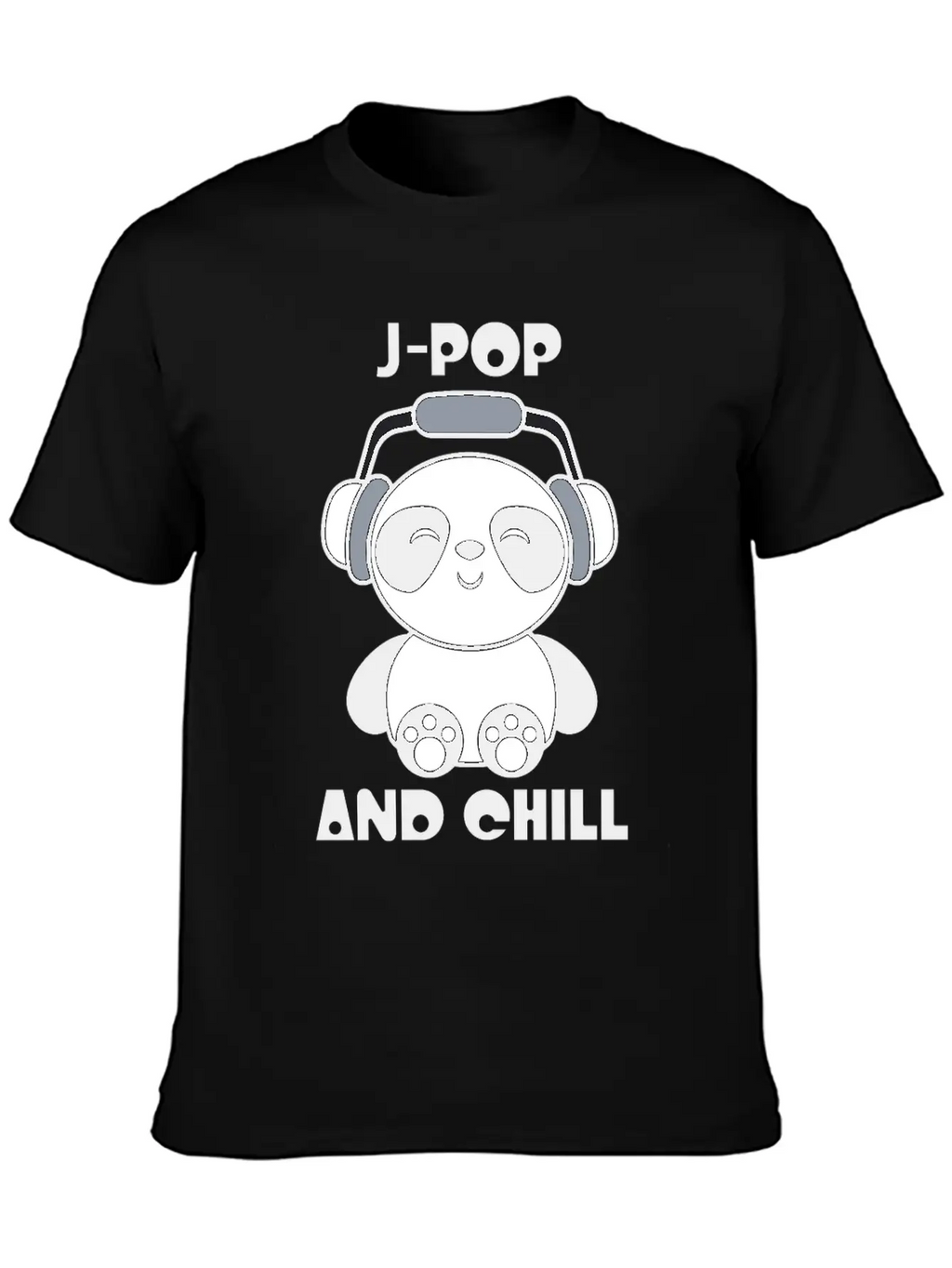 J-Pop Kawaii Panda Breathable Soft Cotton T-Shirt – Timeless Casual Look