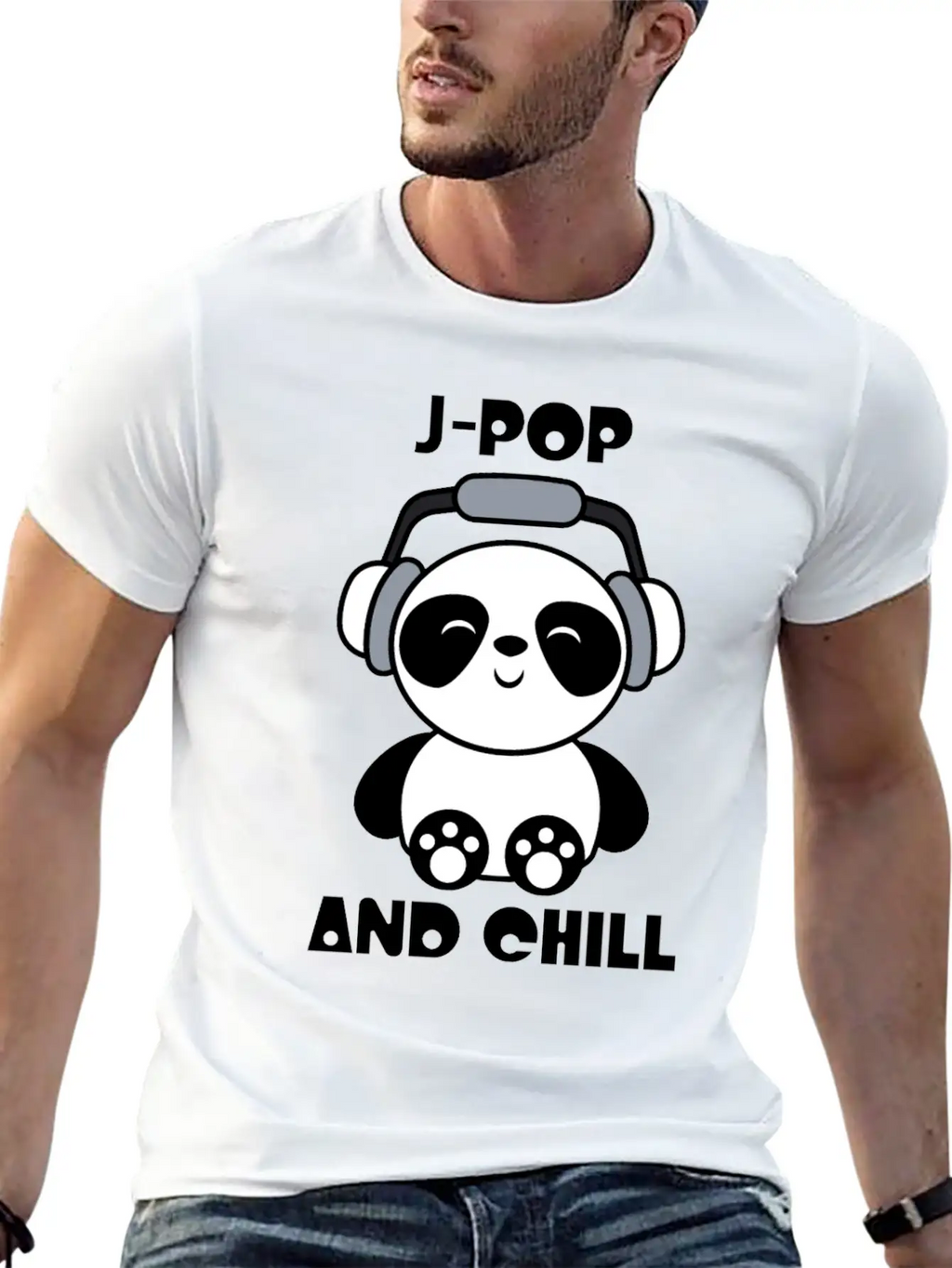 J-Pop Kawaii Panda Breathable Soft Cotton T-Shirt – Timeless Casual Look