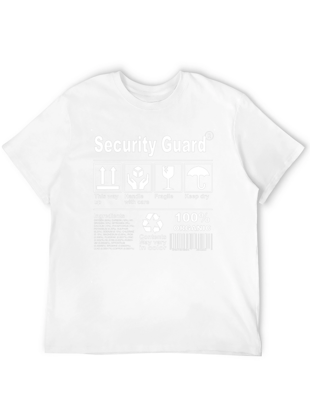 Security Guard Organic Cotton T-Shirt