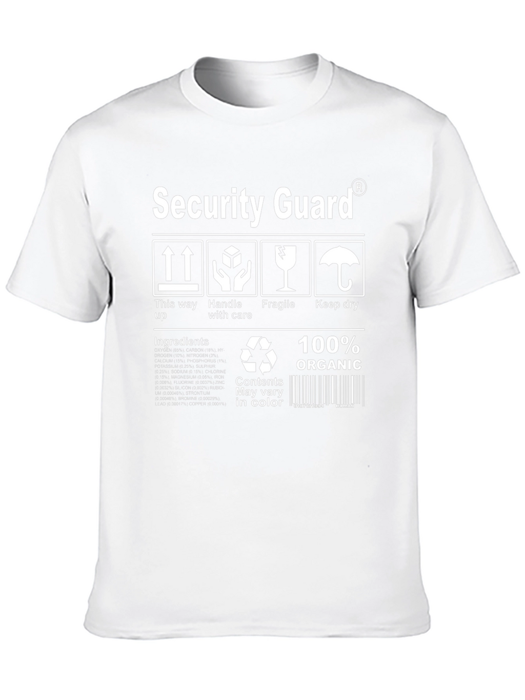 Security Guard Organic Cotton T-Shirt