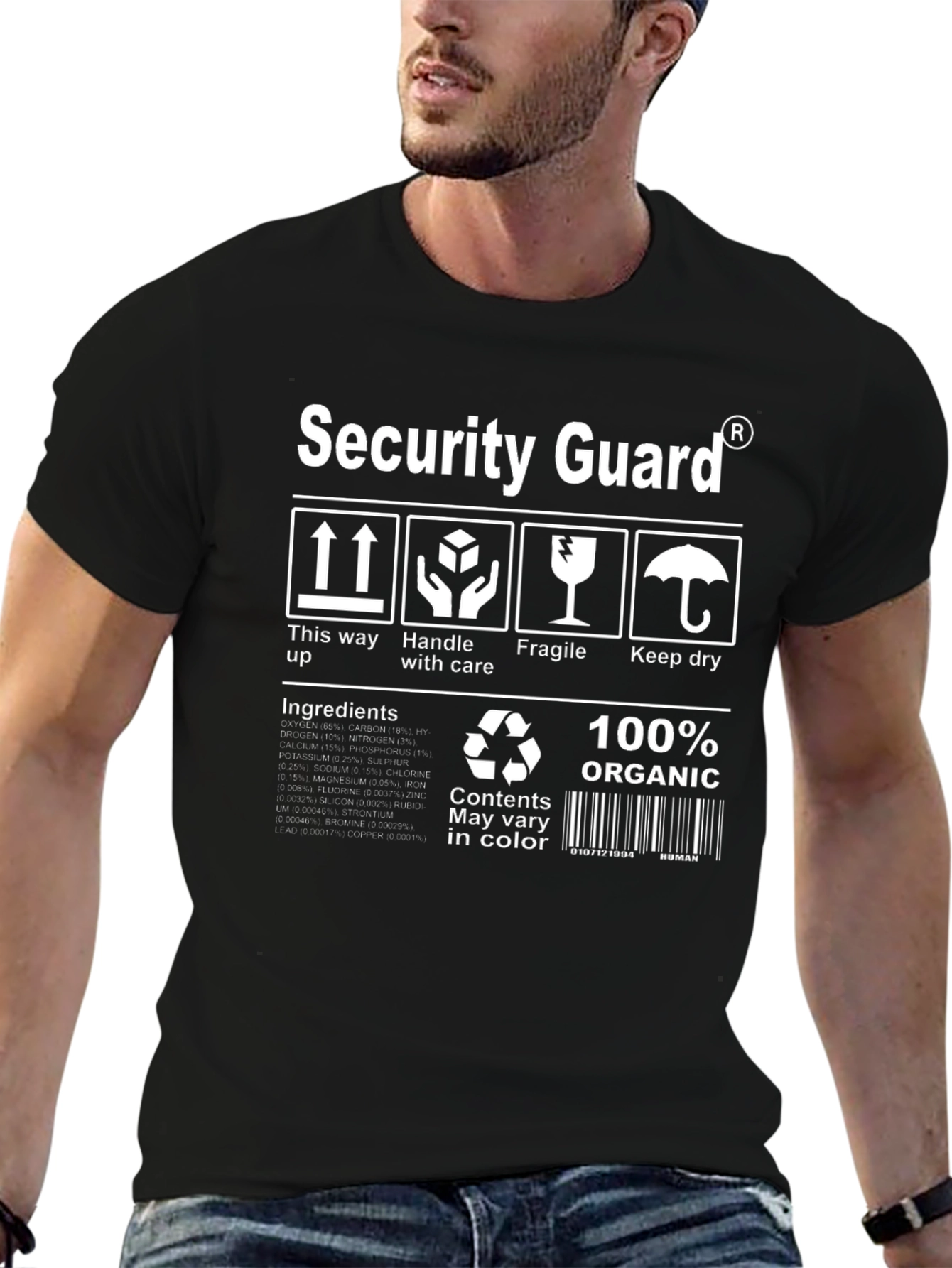Security Guard Organic Cotton T-Shirt