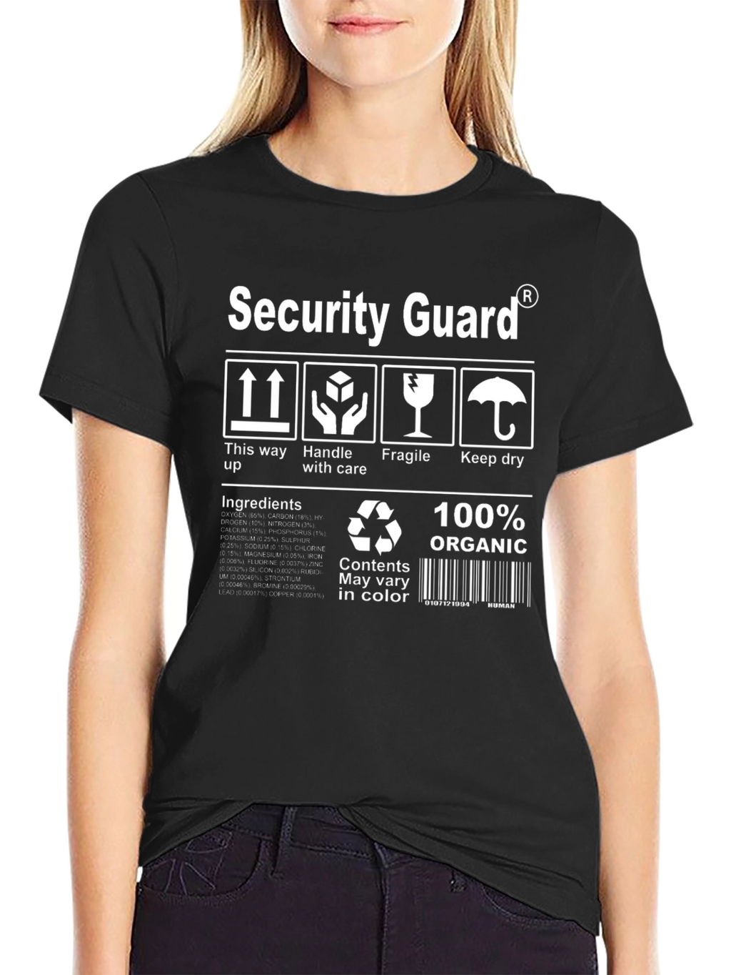 Security Guard Organic Cotton T-Shirt