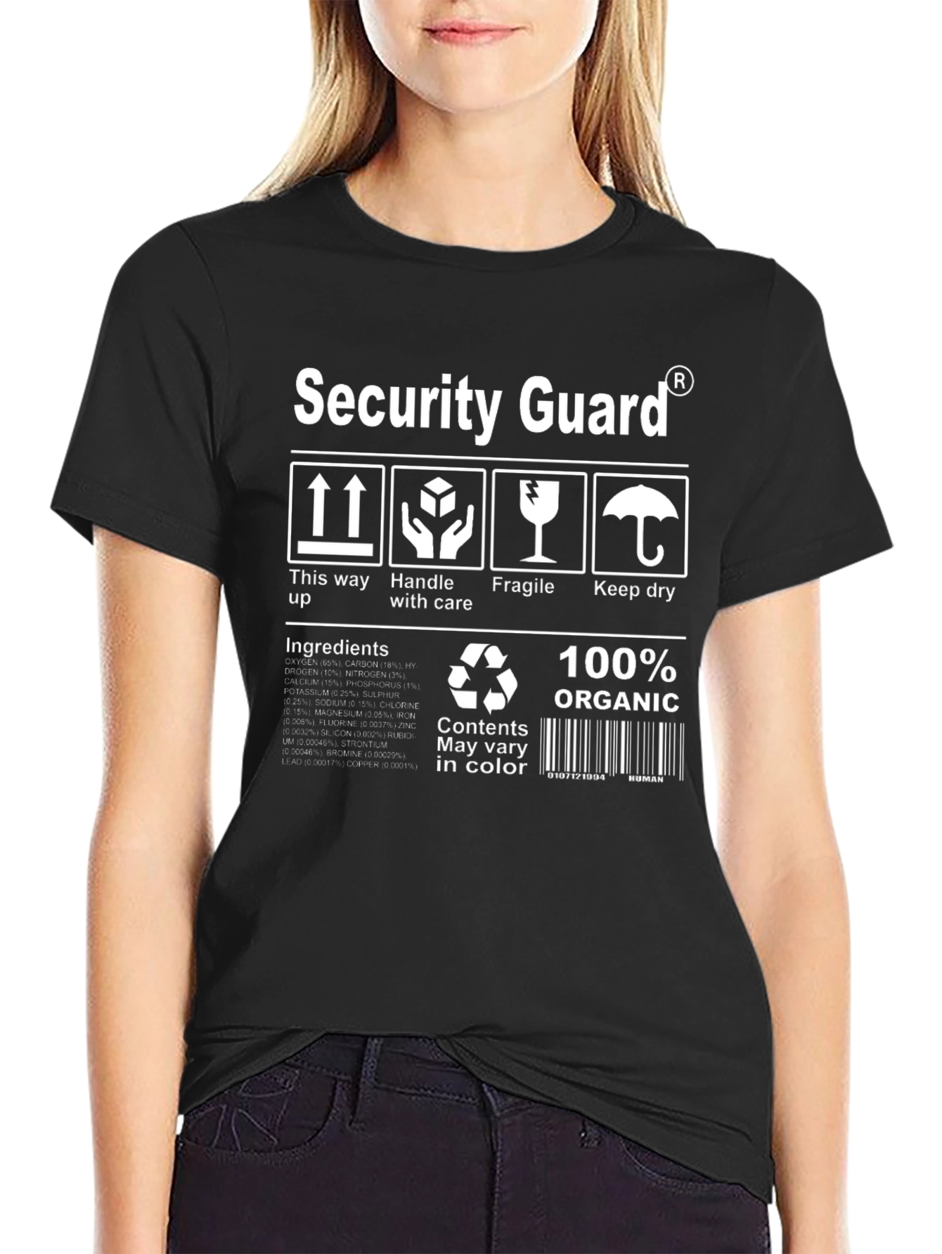 Security Guard Organic Cotton T-Shirt