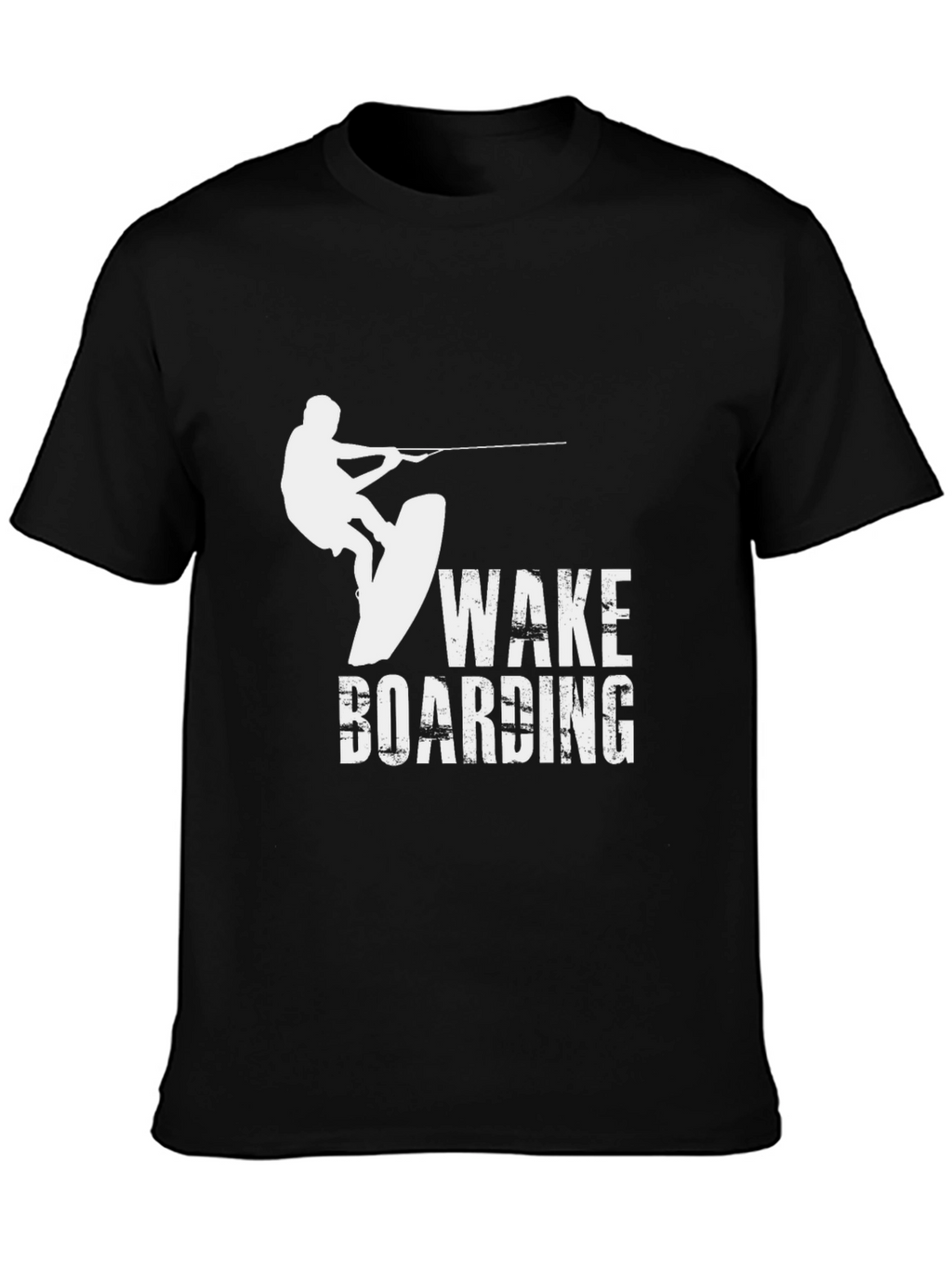 Wakeboarding Graphic Black T-Shirt