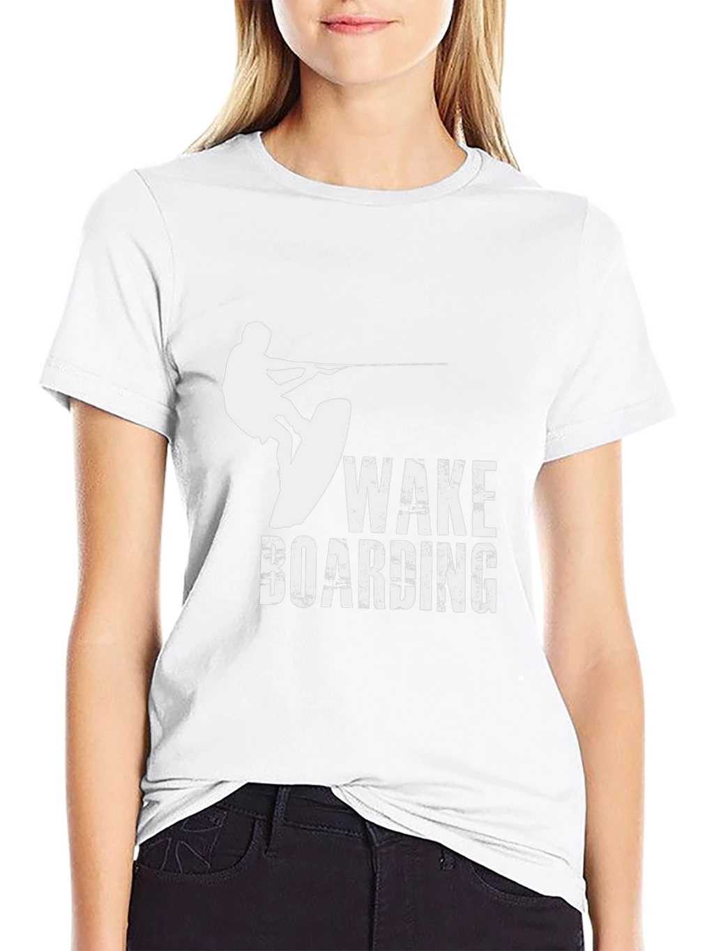 Wakeboarding Graphic Black T-Shirt