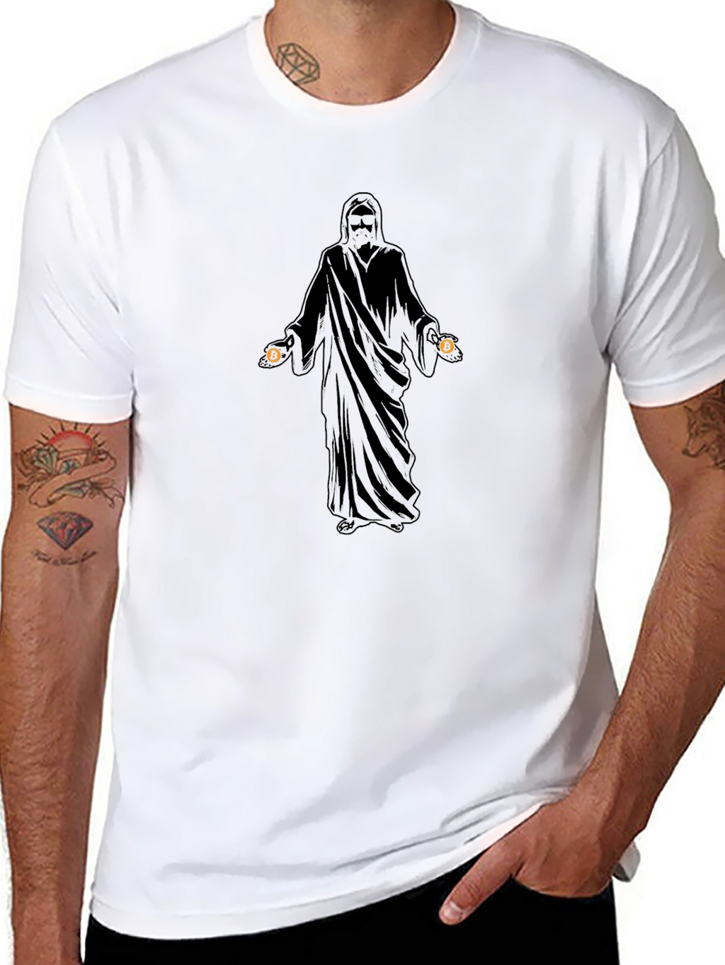 Crypto Jesus Black T-Shirt