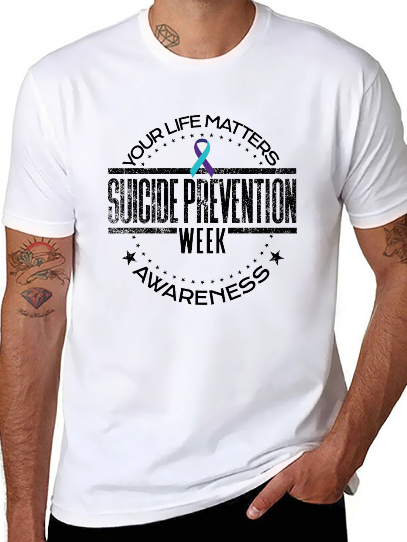 Suicide Prevention Awareness Graphic Tee