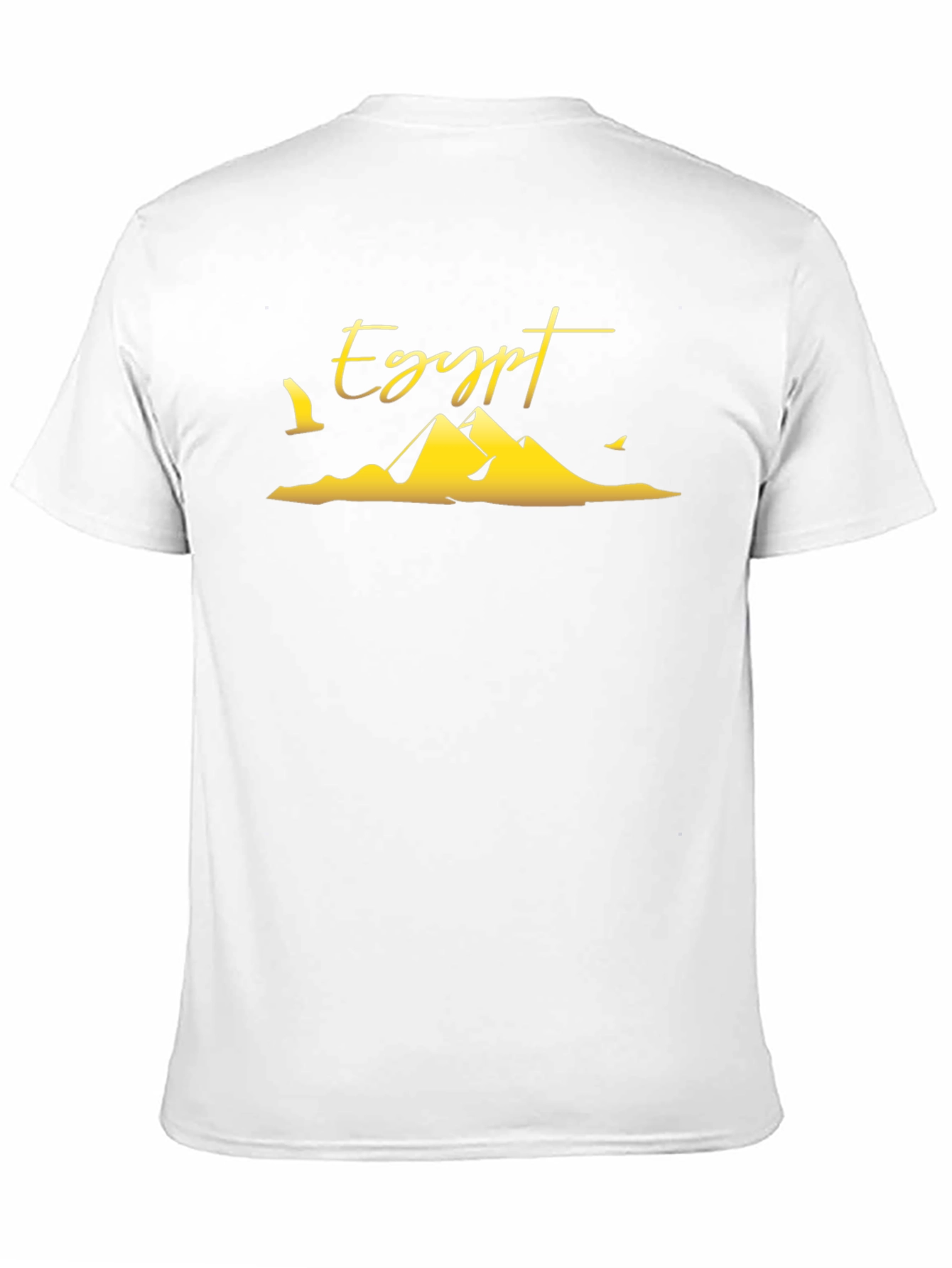 Egypt Pyramid T-Shirt - Black Cotton Tee