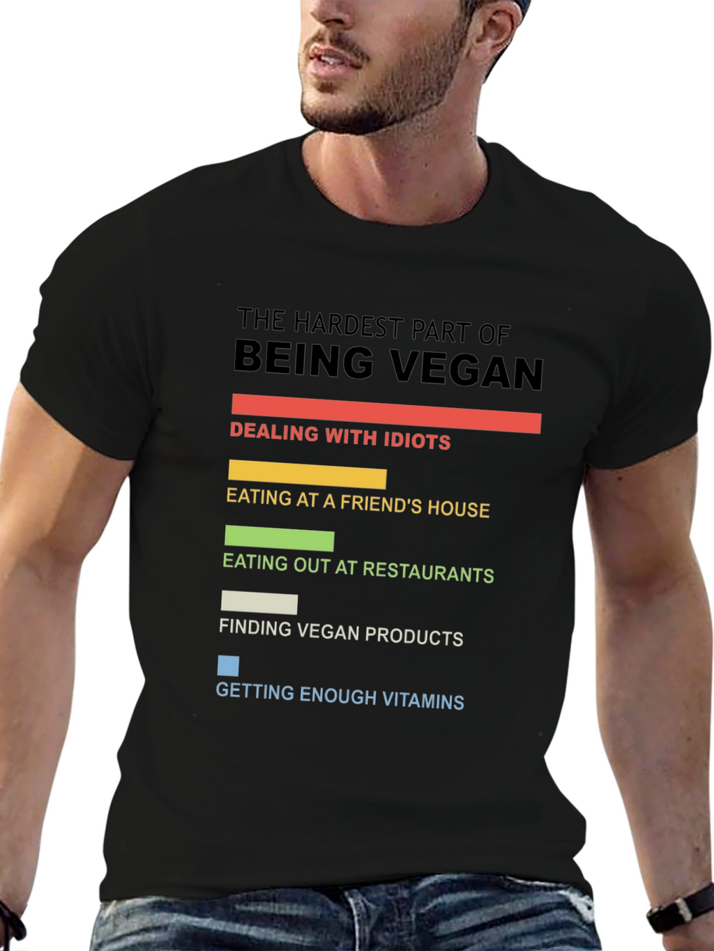 Vegan Life T-Shirt: Dealing with Idiots