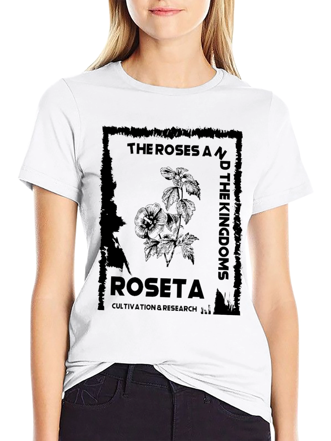 Roseta T-Shirt - Floral Design