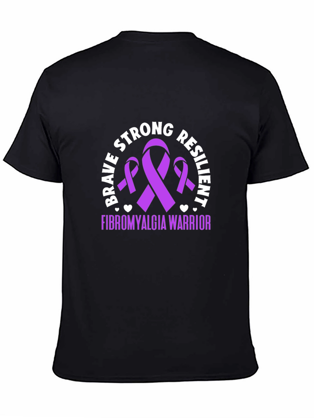 Fibromyalgia Warrior T-Shirt - Strong Brave Resilient