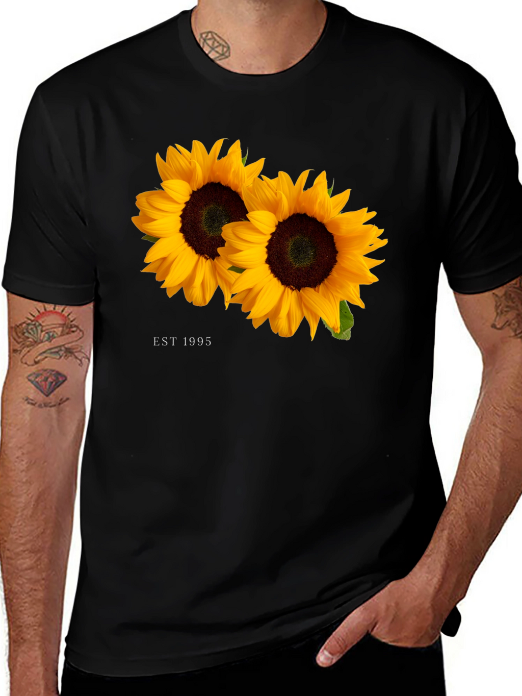 Sunflower Est. 1995 Black T-Shirt
