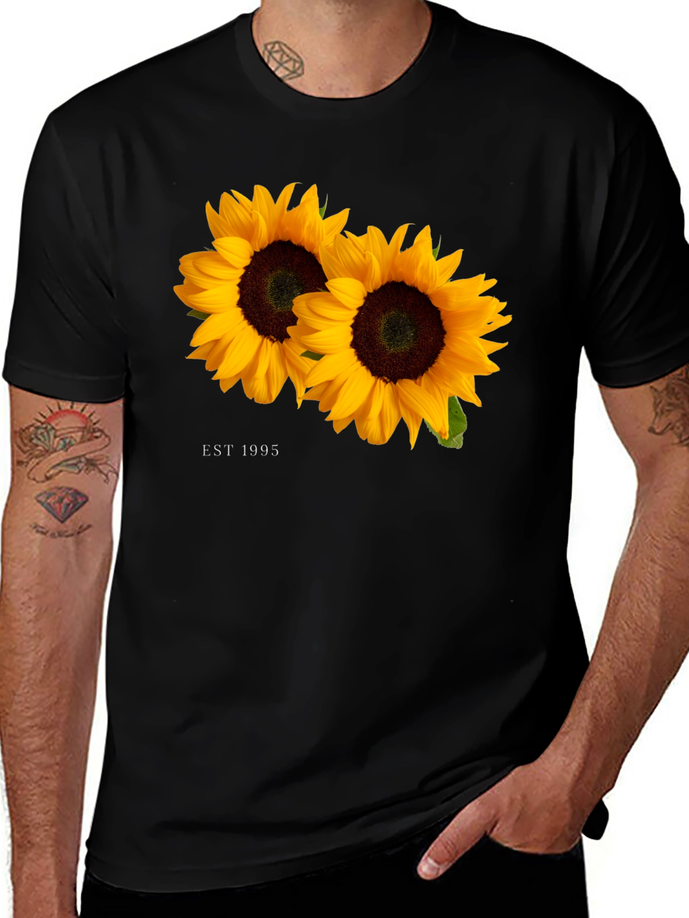 Sunflower Est. 1995 Black T-Shirt