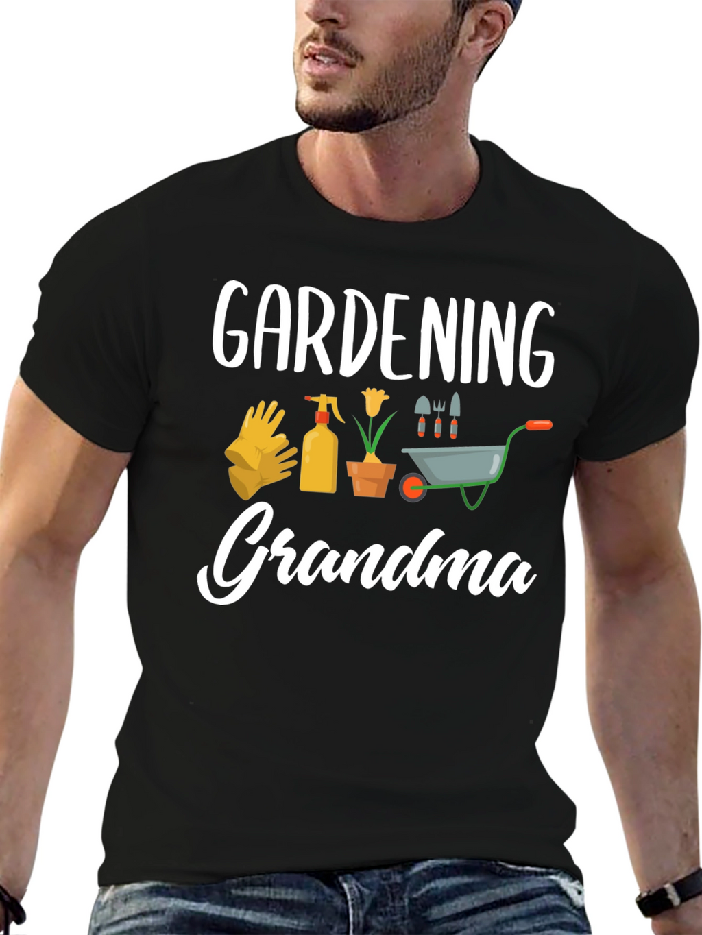 Gardening Grandma Graphic T-Shirt - Gardener Gift