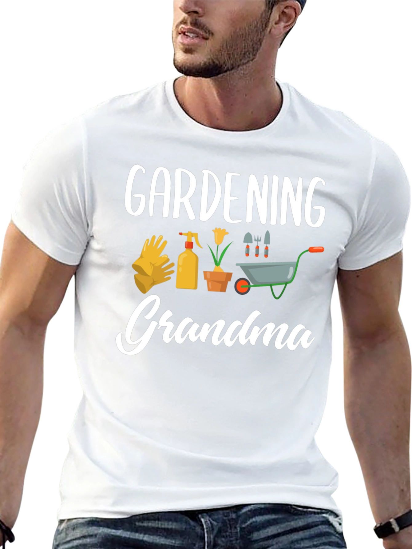 Gardening Grandma Graphic T-Shirt - Gardener Gift