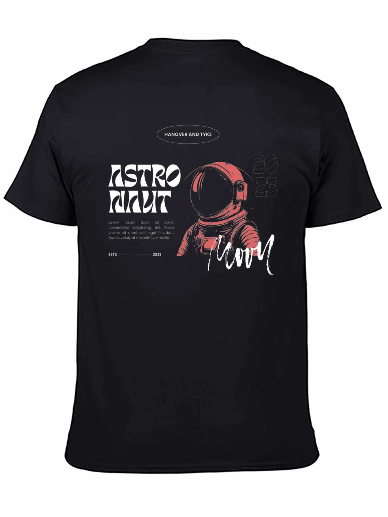 Astronaut Graphic Tee - Hanover and Tyke -  Moon Design