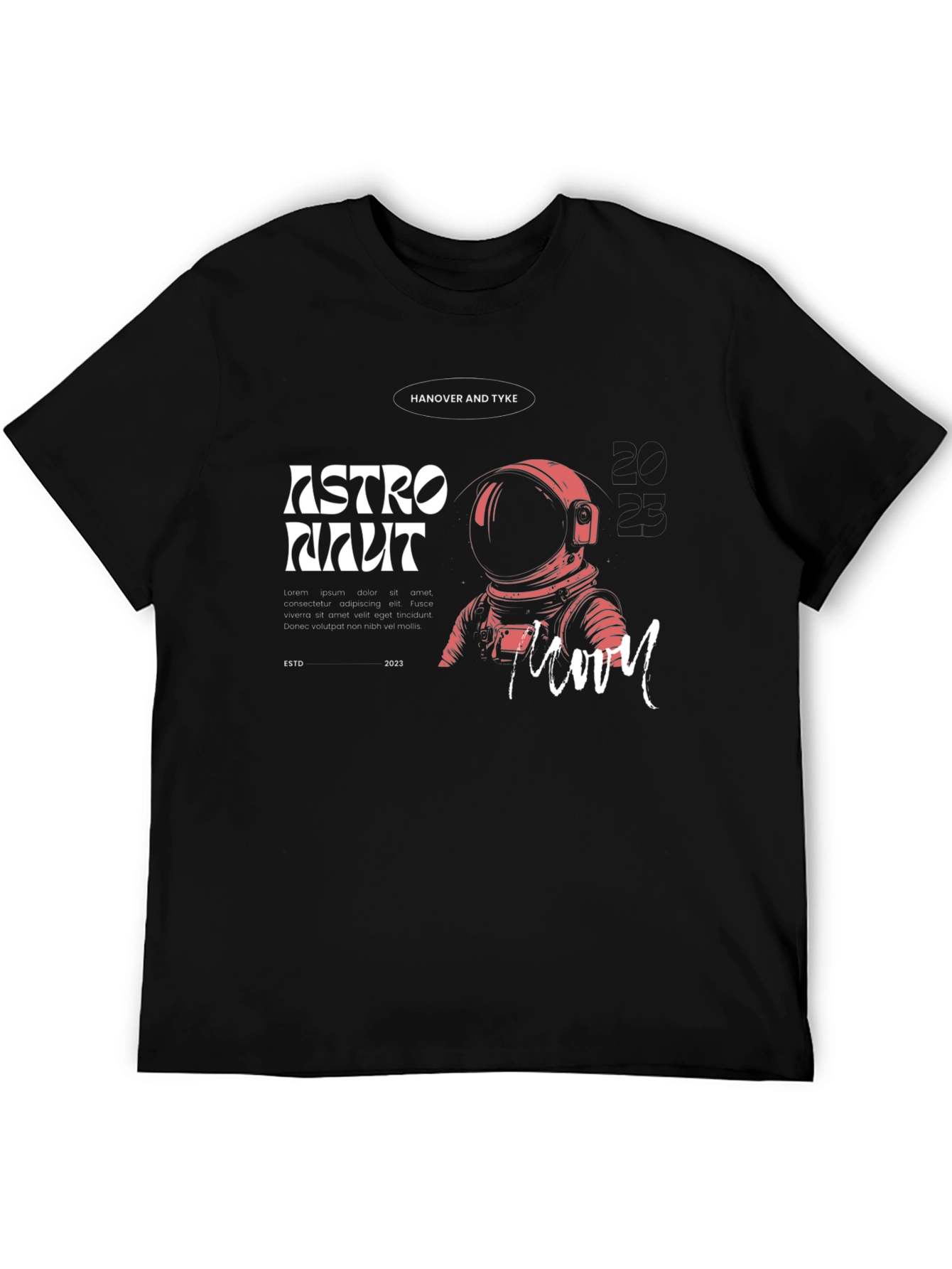 Astronaut Graphic Tee - Hanover and Tyke -  Moon Design