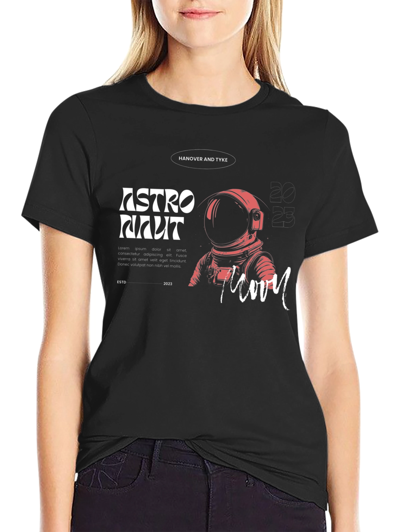 Astronaut Graphic Tee - Hanover and Tyke -  Moon Design