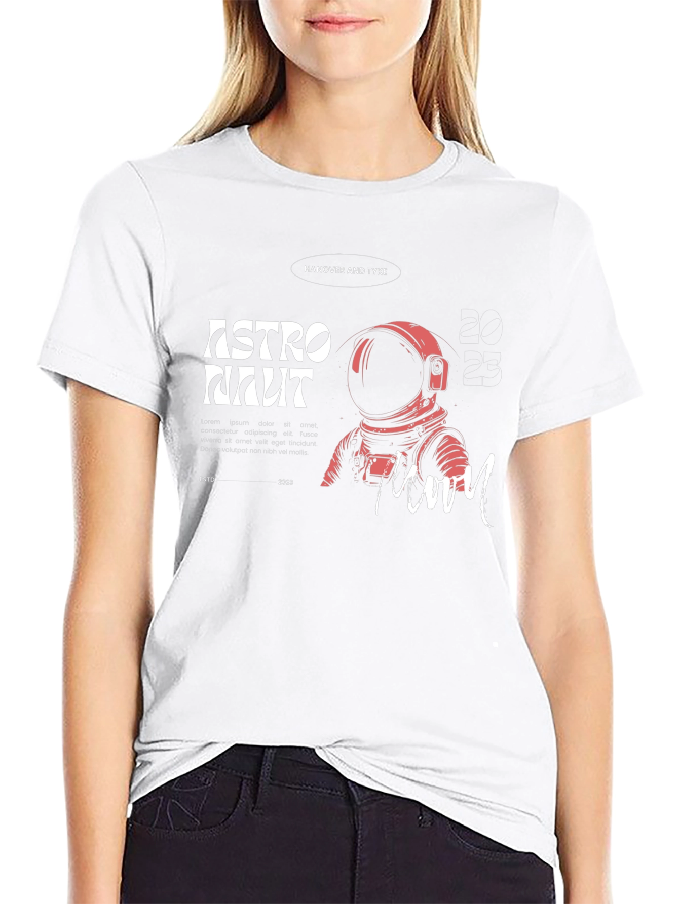Astronaut Graphic Tee - Hanover and Tyke -  Moon Design