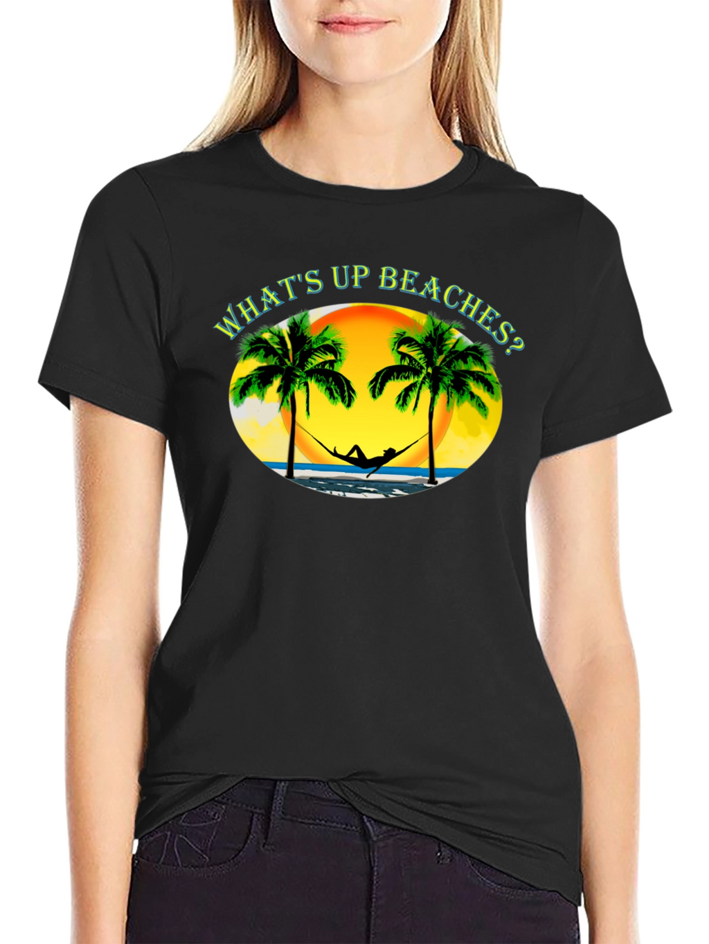 Whats Up Beaches? T-Shirt - Tropical Getaway
