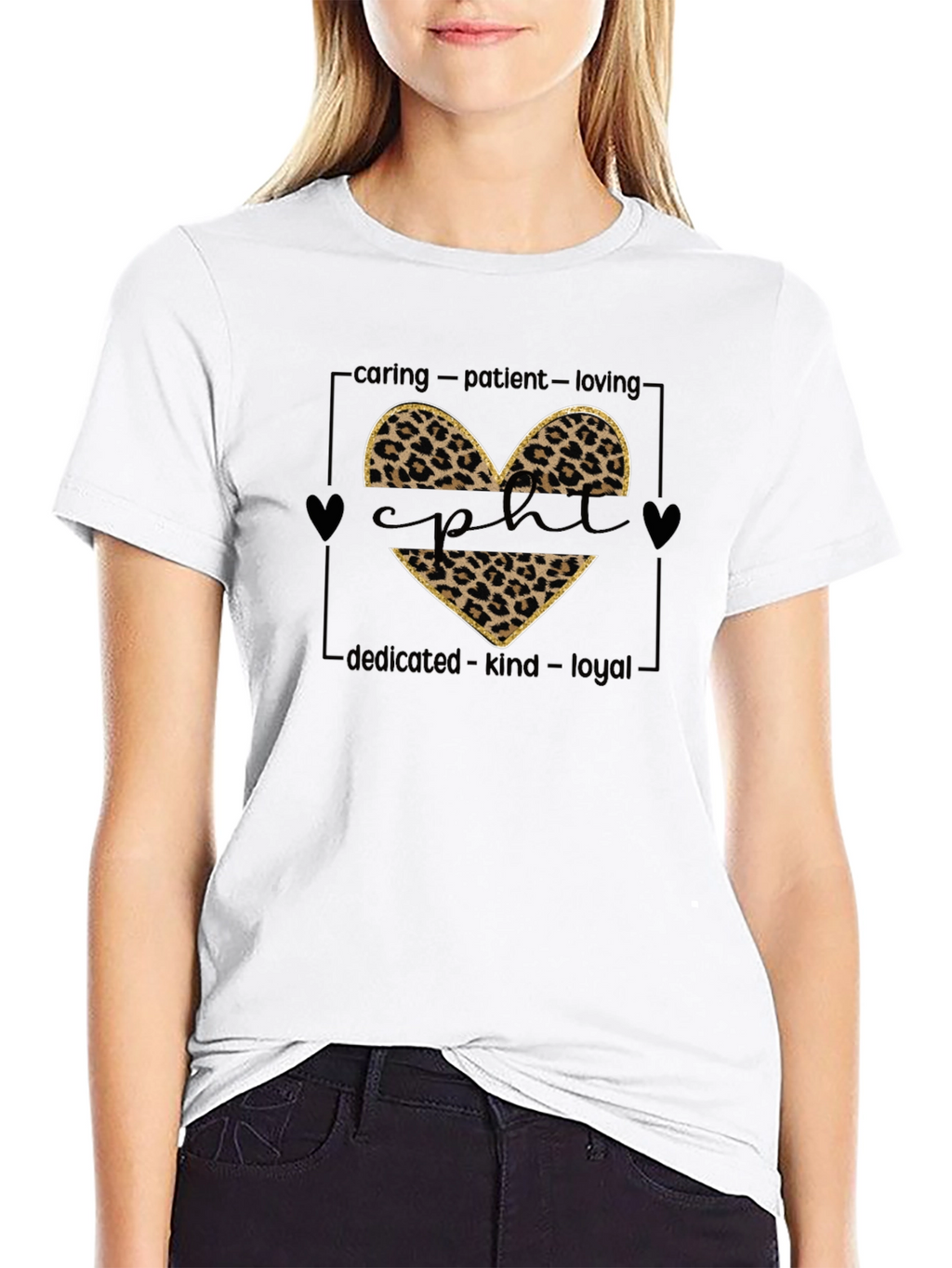 CPHT Leopard Heart Graphic Tee