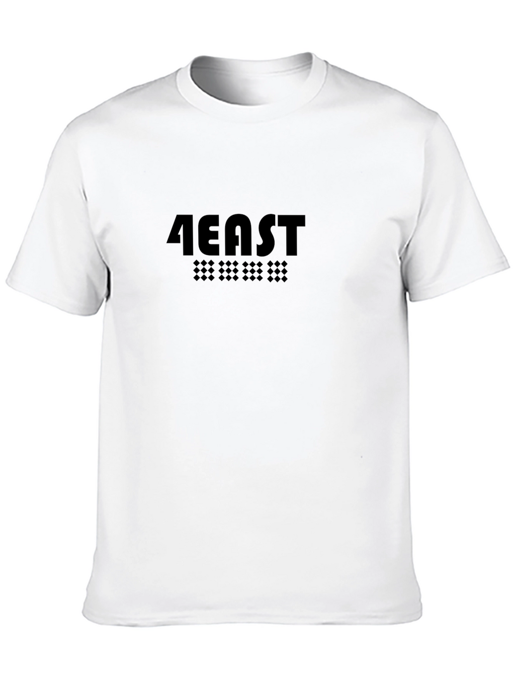 4EAST Black Graphic Tee - Street Style