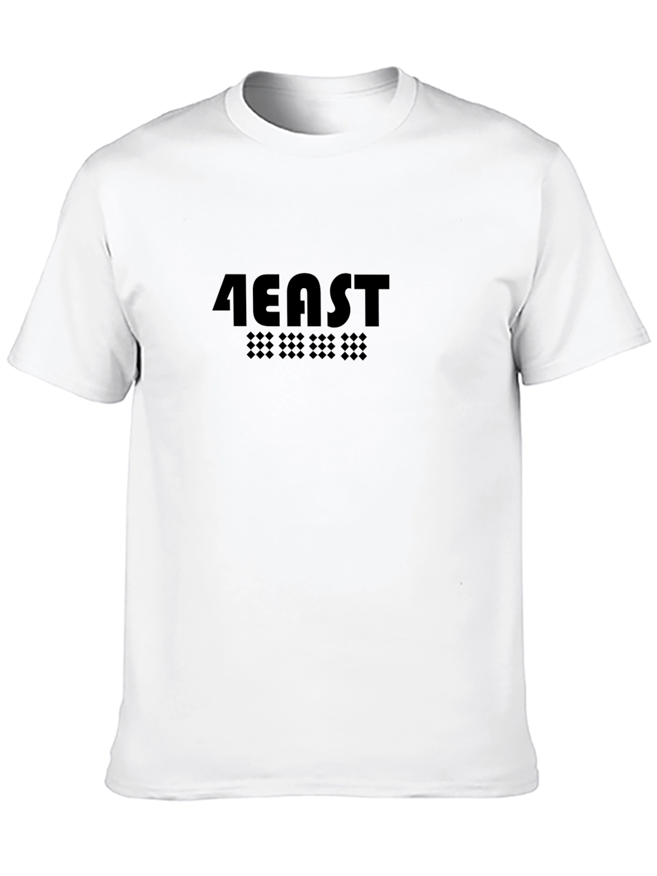 4EAST Black Graphic Tee - Street Style