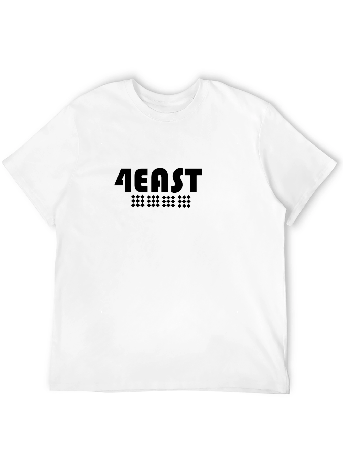 4EAST Black Graphic Tee - Street Style