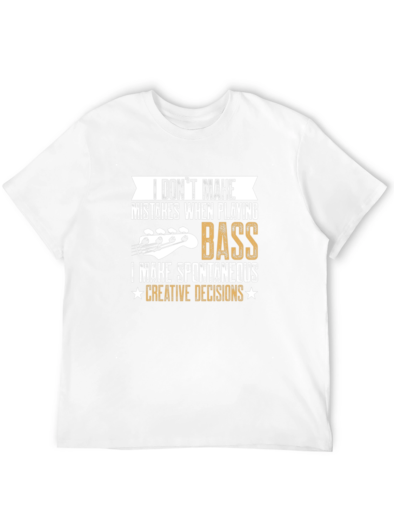 Bass Player Creative Decisions Graphic T-Shirt