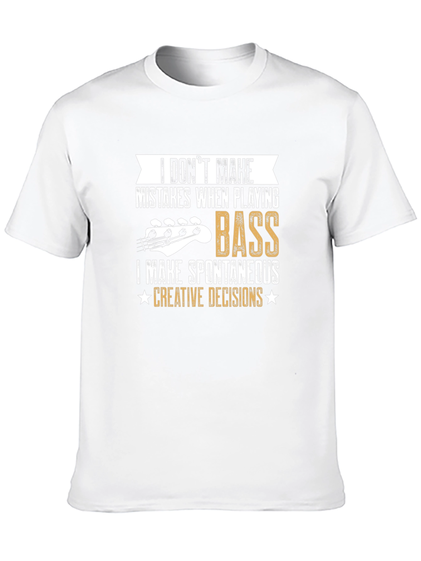 Bass Player Creative Decisions Graphic T-Shirt