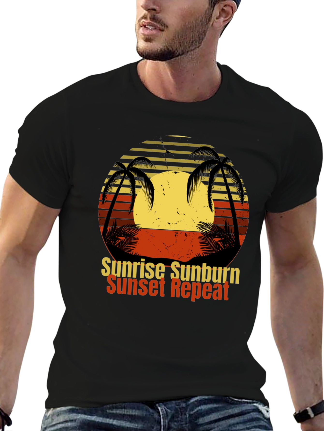 Sunrise Sunburn Sunset Repeat T-Shirt