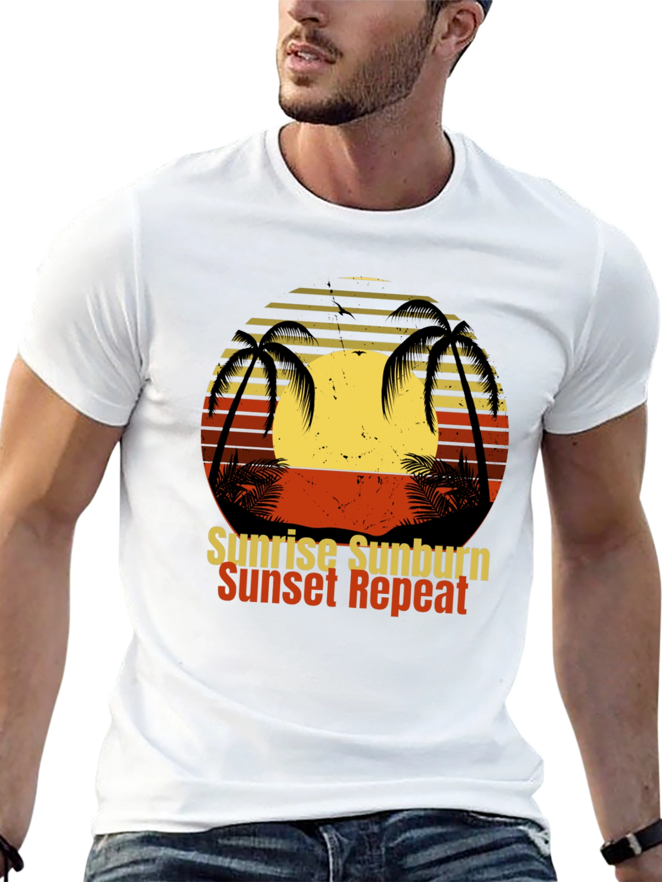 Sunrise Sunburn Sunset Repeat T-Shirt