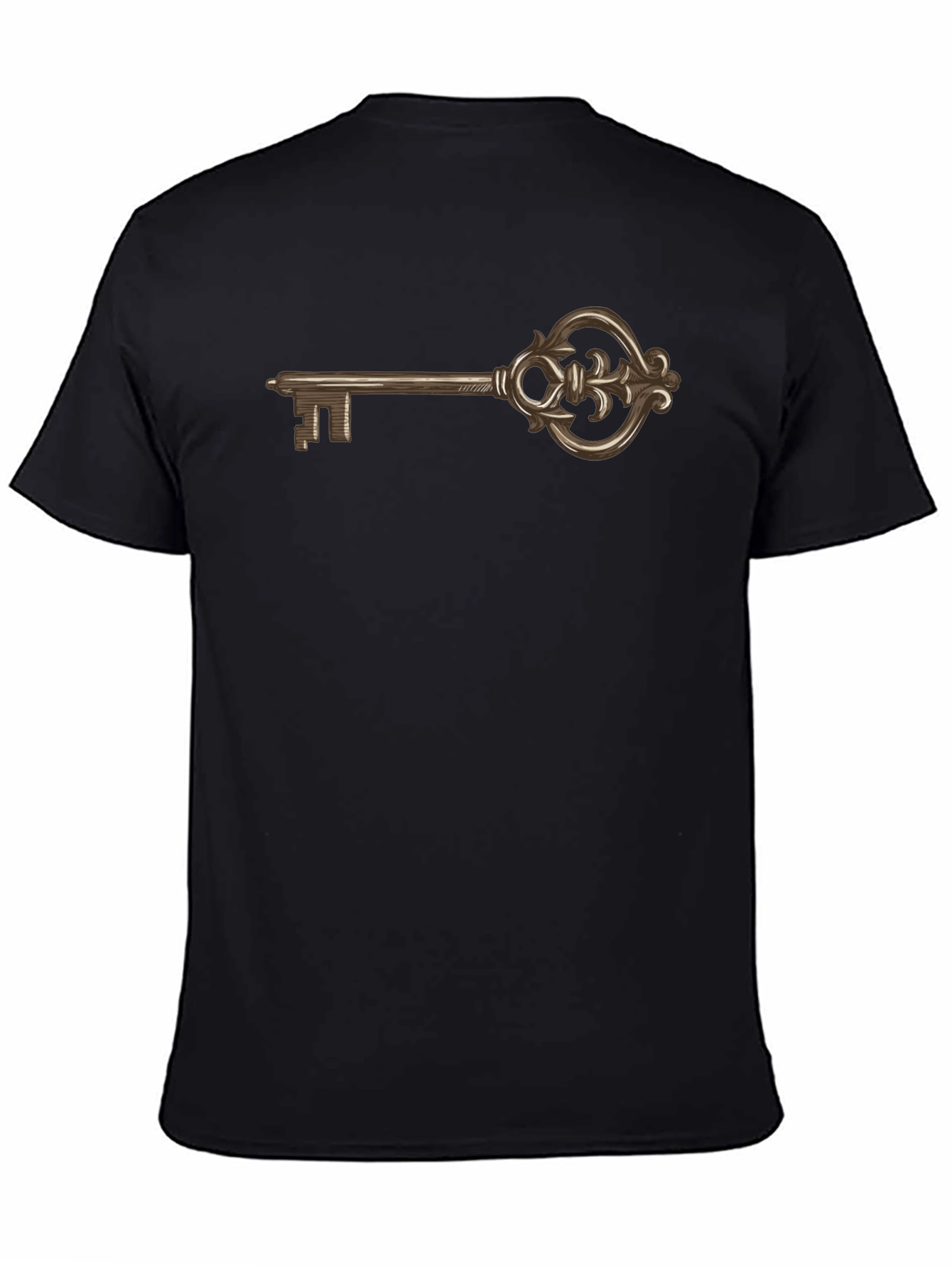 Vintage Key Graphic T-Shirt - Classic Style