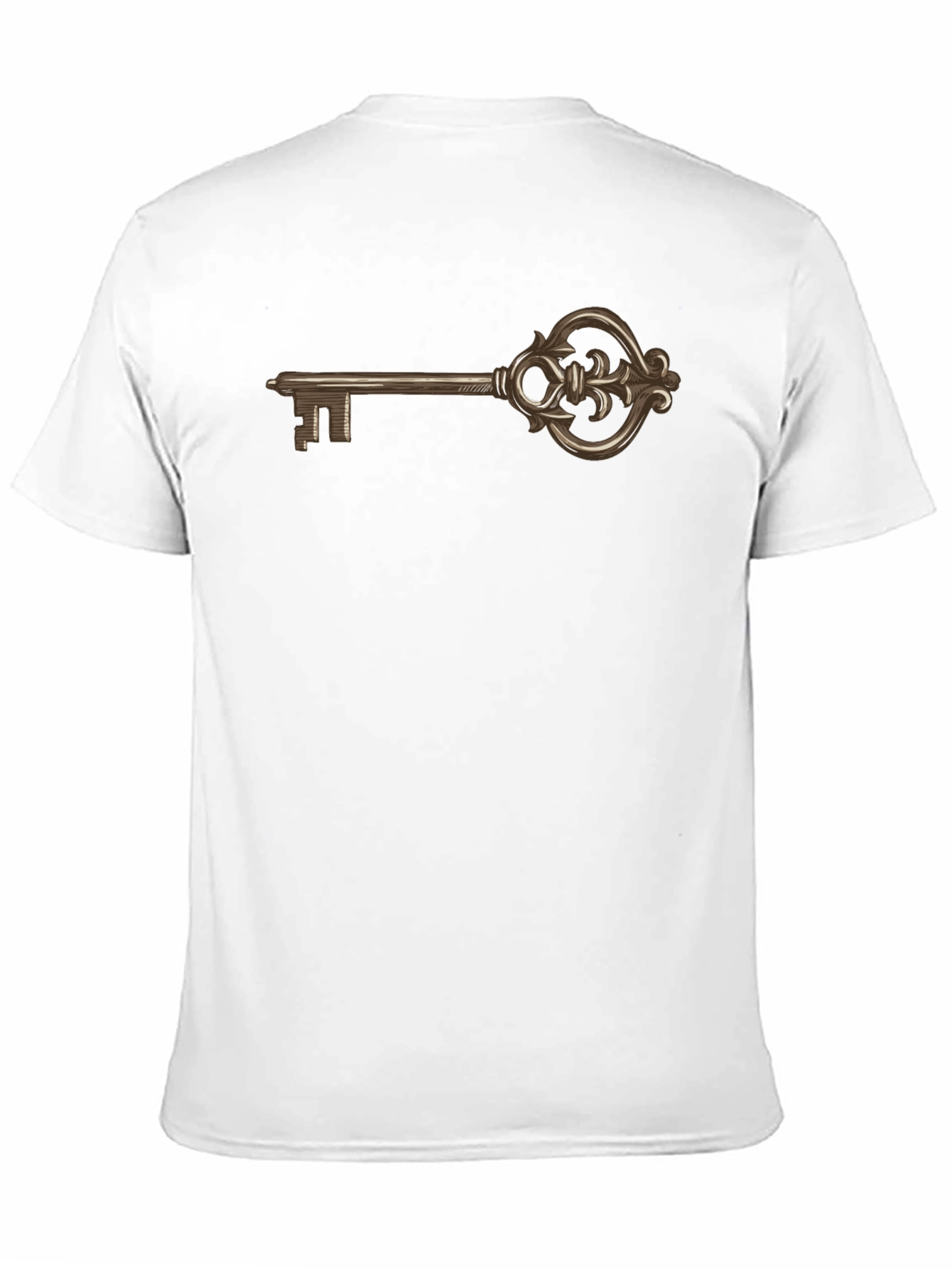 Vintage Key Graphic T-Shirt - Classic Style