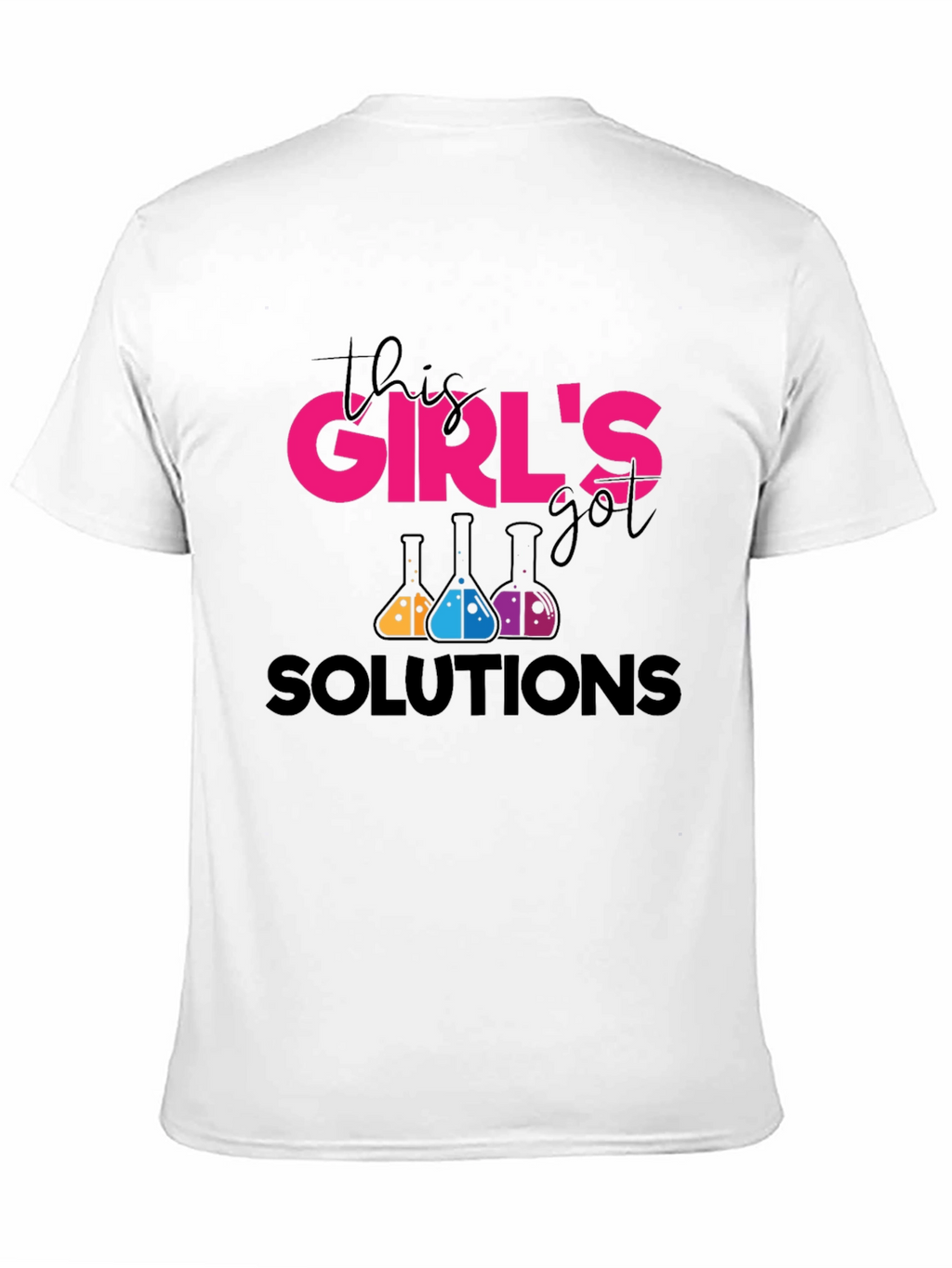 This Girls Got Solutions Black T-Shirt