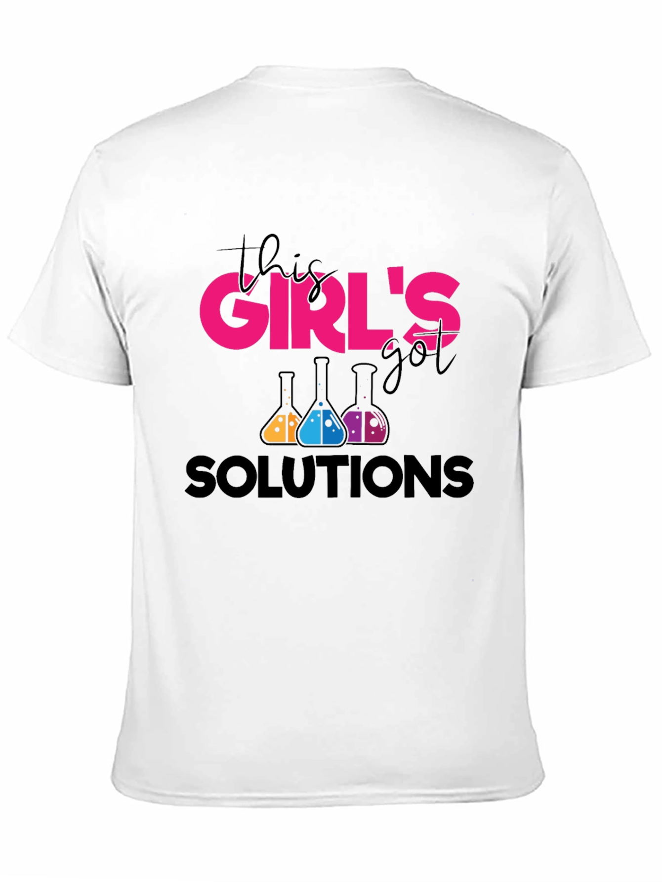 This Girls Got Solutions Black T-Shirt