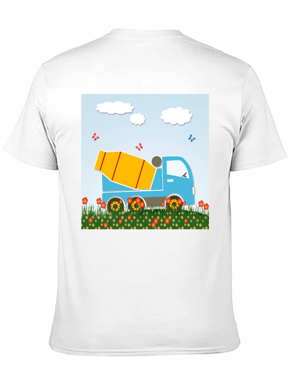 Cement Mixer Truck Graphic Tee