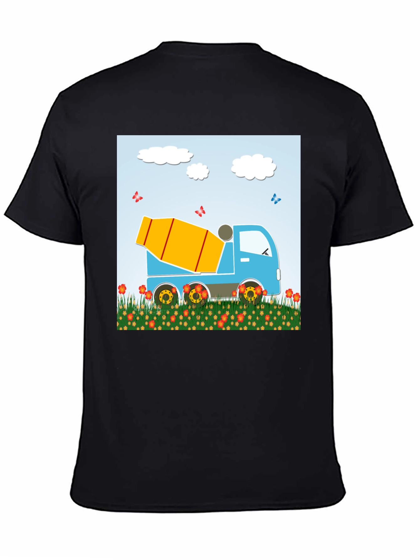 Cement Mixer Truck Graphic Tee