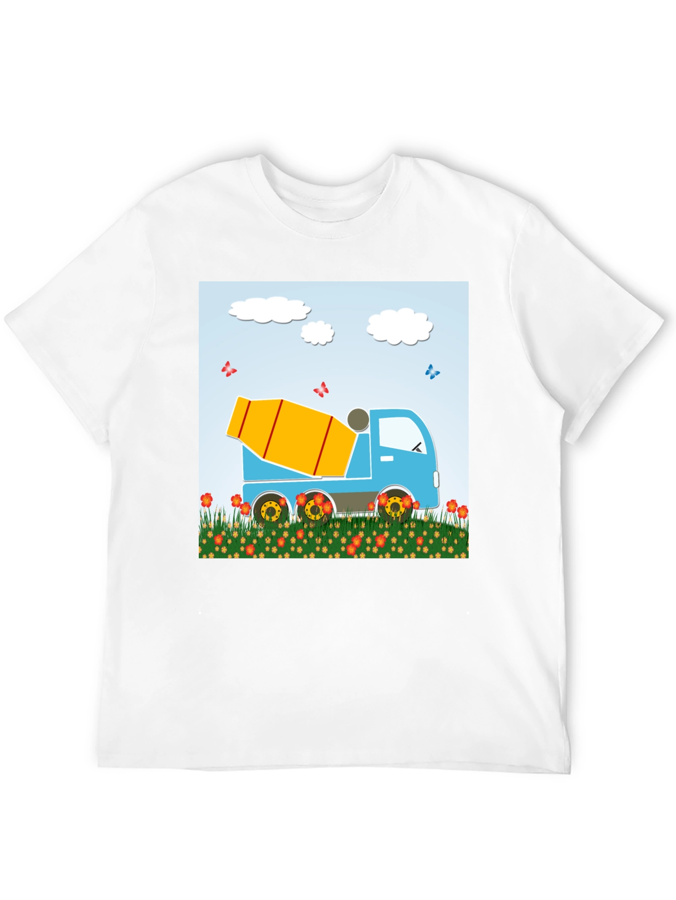 Cement Mixer Truck Graphic Tee